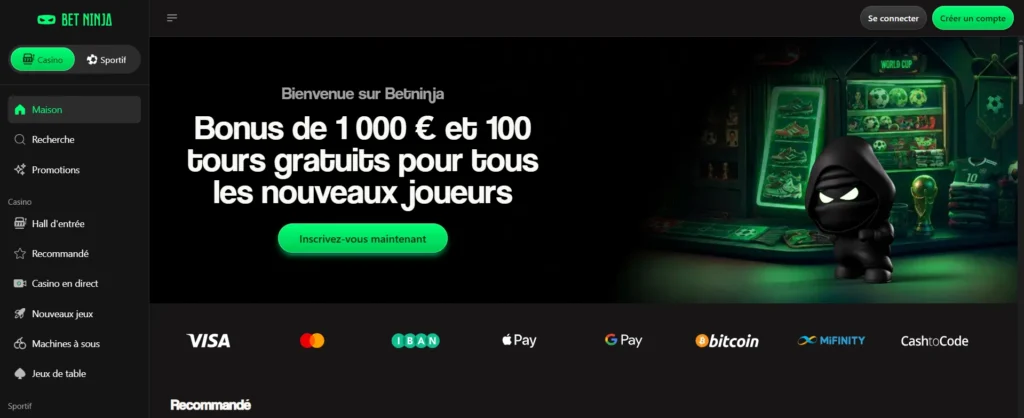 bet ninja casino